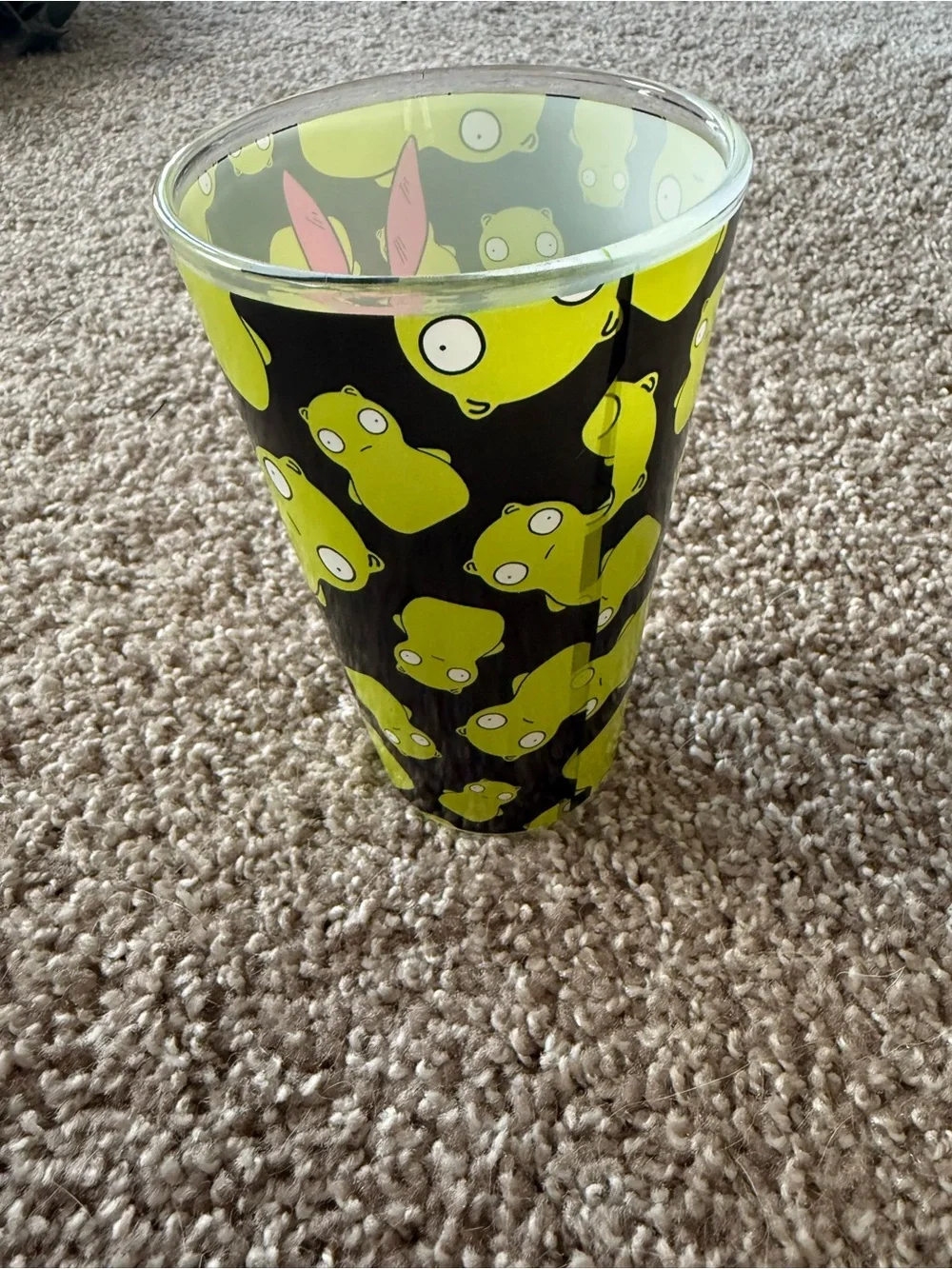 Animated Character Party Tumbler - Pink & Lime Green